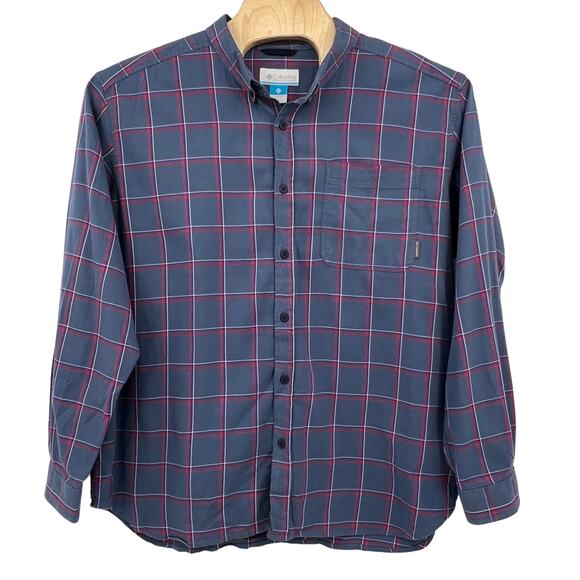 Columbia Sportswear Womens Blue‎ Red Plaid Button Down XXL - Picture 1 of 7